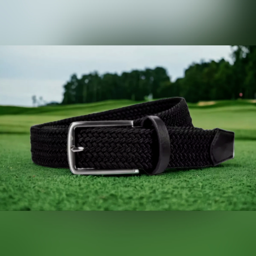 Nike G-Flex Stretch Woven II Tiger PGA Golf Tour Belt Fast Shipping Large
